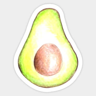 Avocado Slices - Neo Mint Sticker